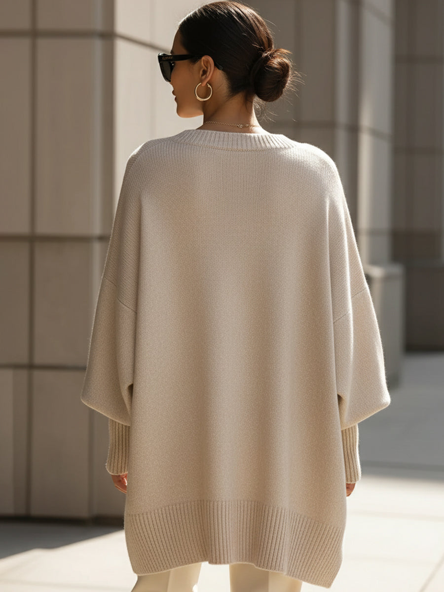 Marise – Effortless Elegance Oversized Poncho