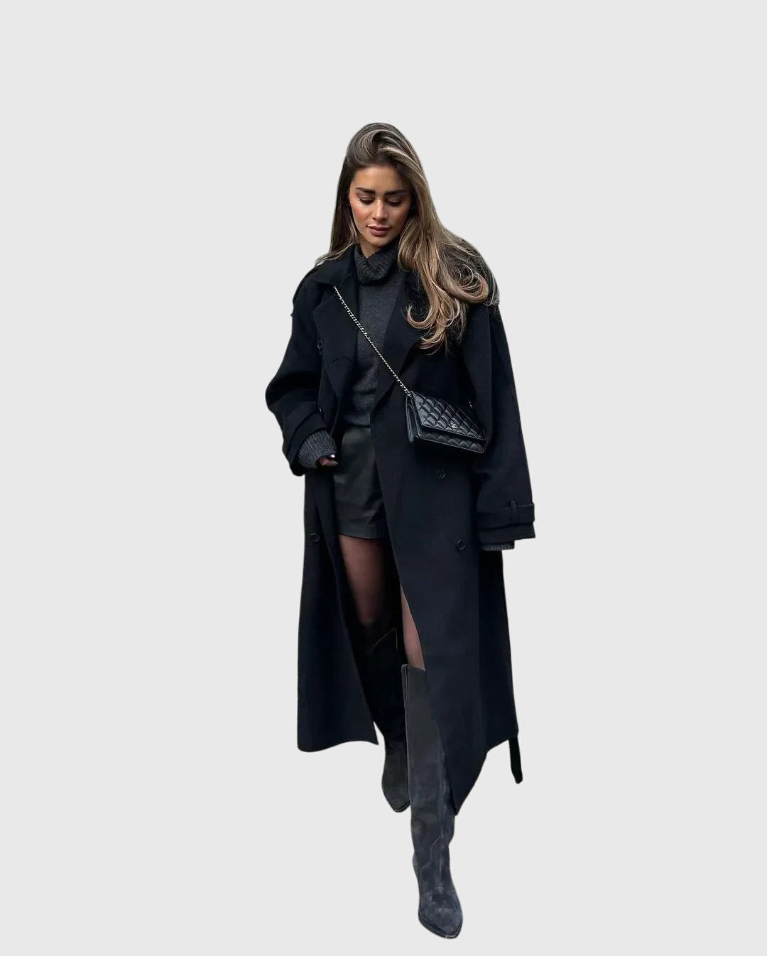 Anika | Classic Black Coat