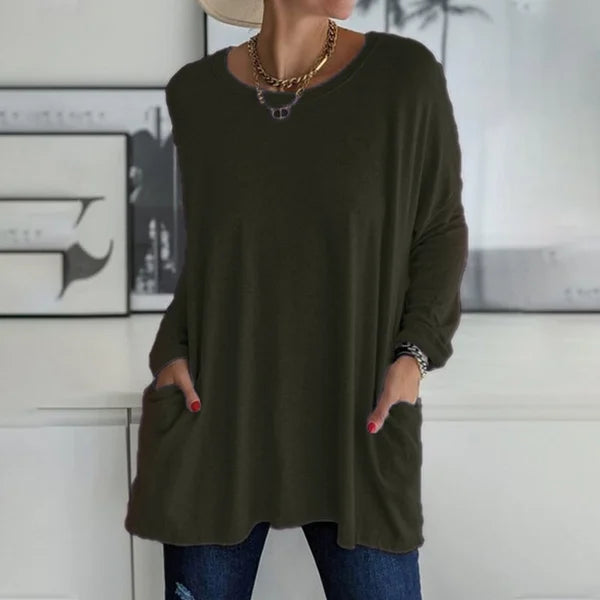 Moira - Relaxed Long Sleeve Top
