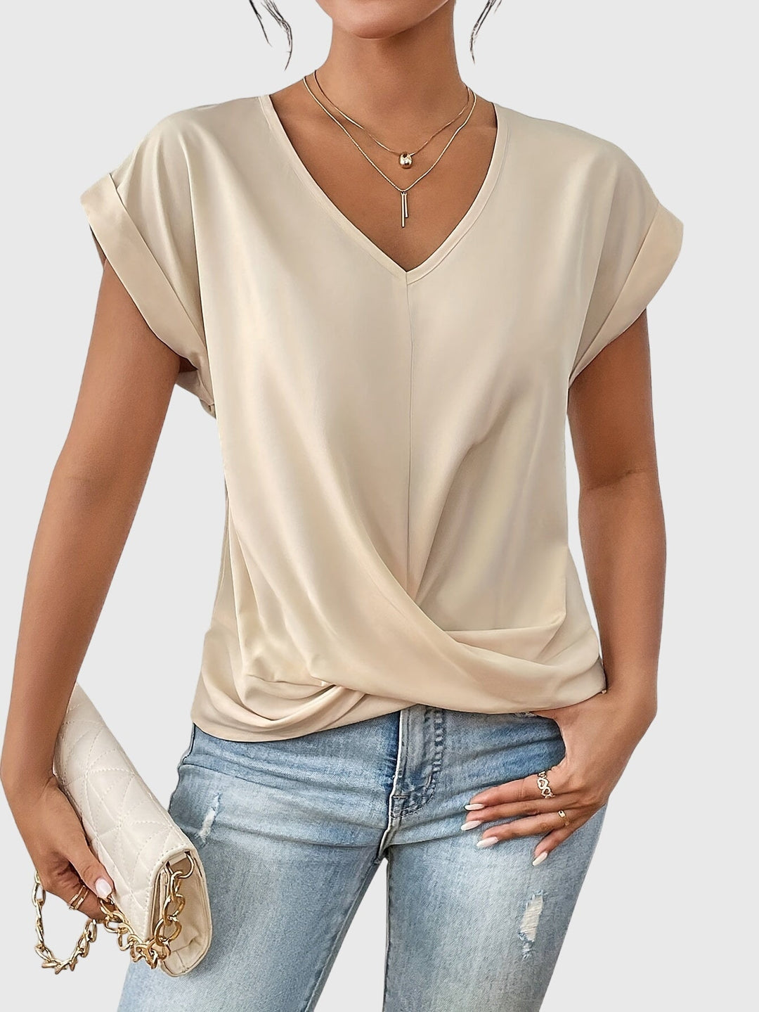 Blakely - Casual V-Neck Blouse