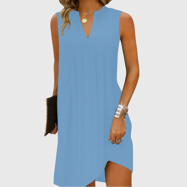 Nelia - V-Neck Shift Dress