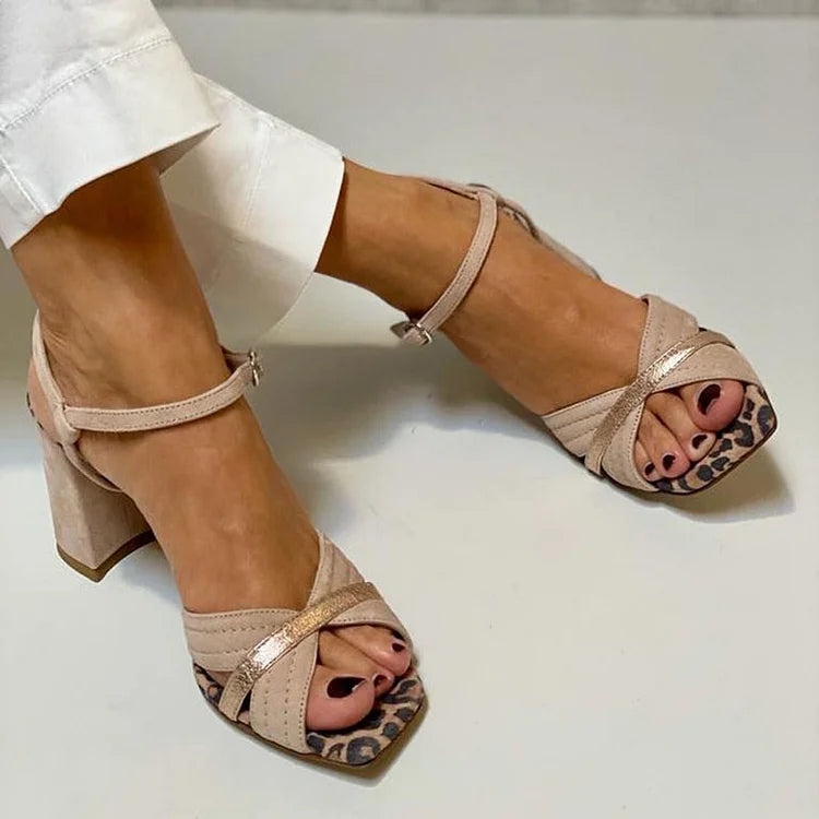 DALIA | SANDALS WITH CROSS-BAND HEEL