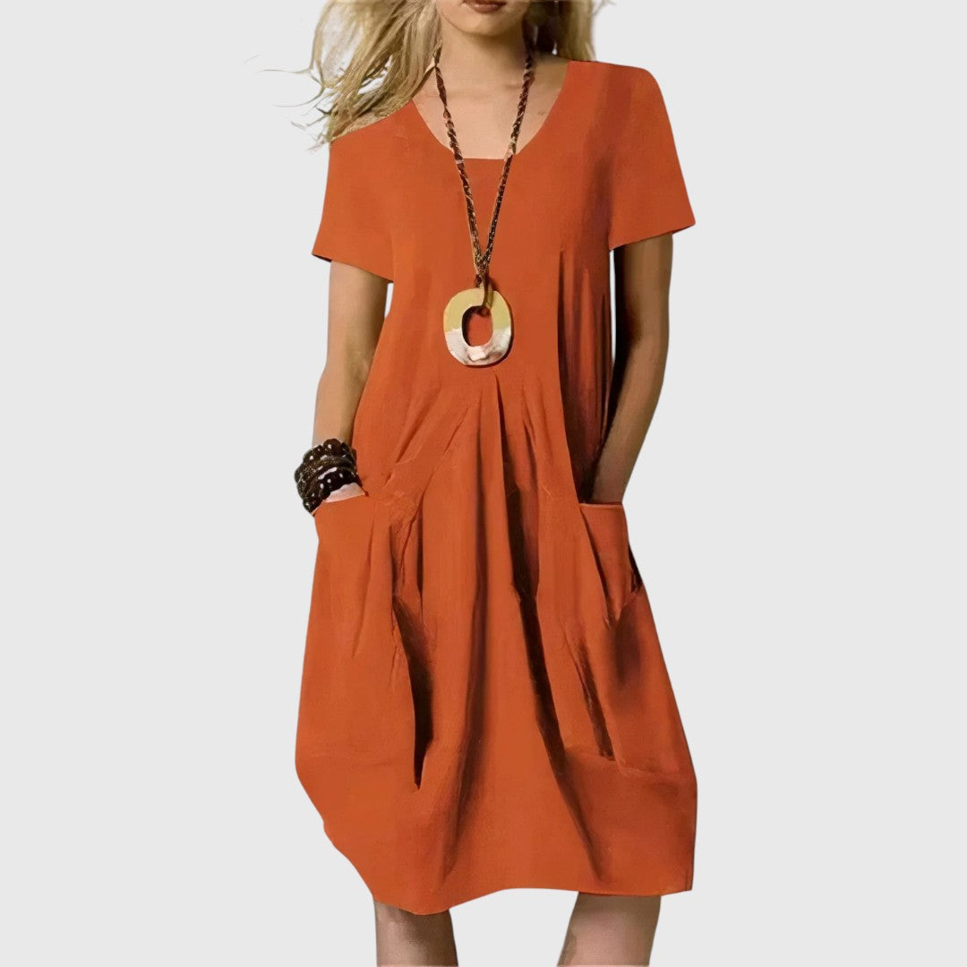 Brigrid - Easy Casual Flow Dress