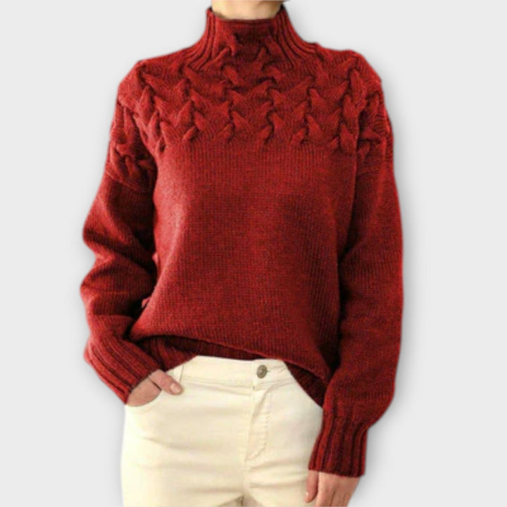 Tina - Cable Knit Sweater