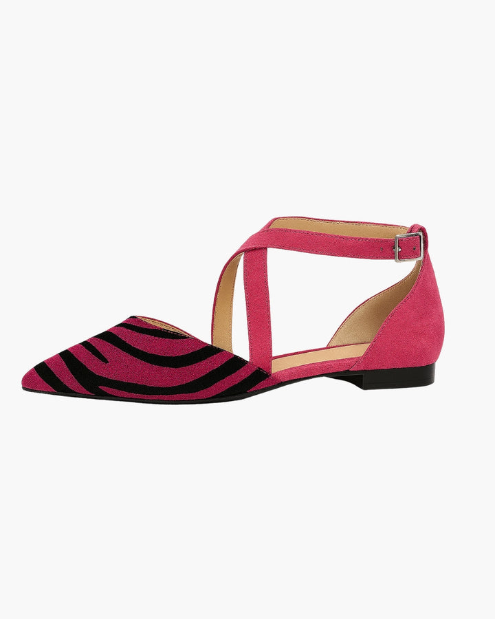 Asilia - Striped Pointed Sandals