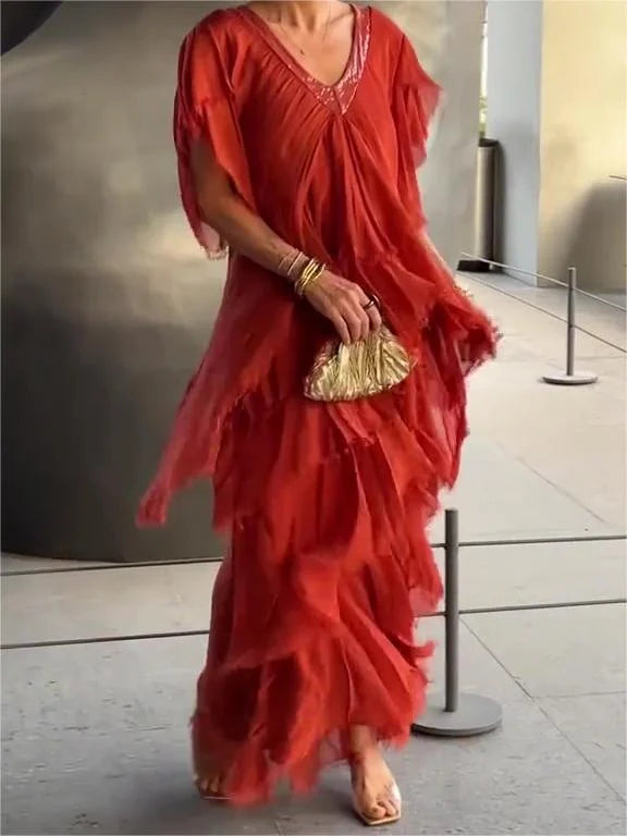 Vanessa | Stylish Summer Layered Dress