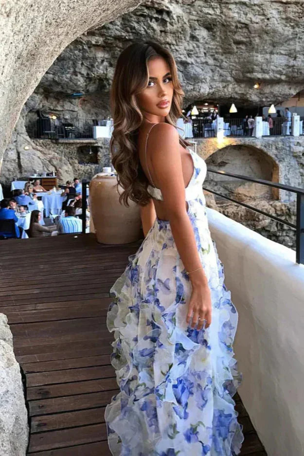 Tamarind | Petal Cascade Gown