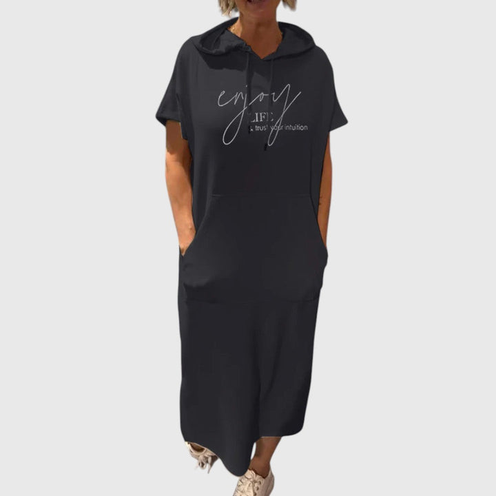 Angela - Casual Hoodie Dress