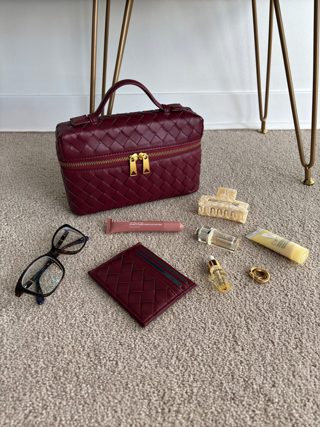 Juliette | Polished Structured Woven Bag