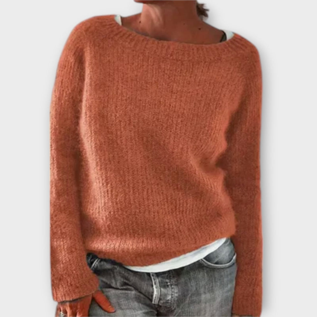 Josu – Solid Color Knit Sweater