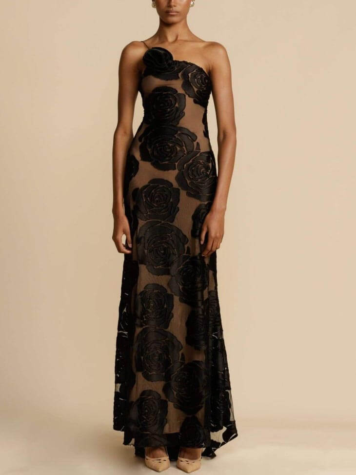 Harlowe | Chic Embroidered Gown