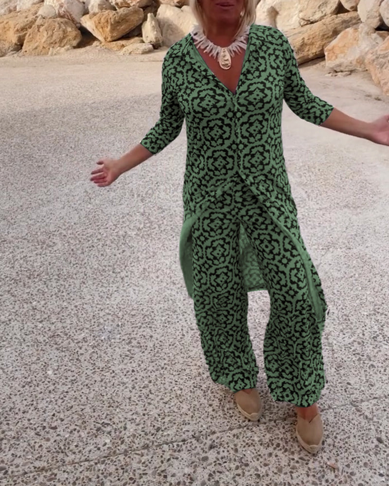 Erika - Printed 2-Piece Set