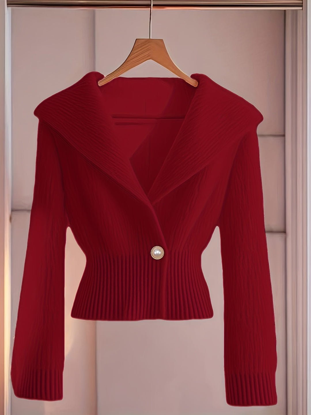 Leona | Slim Fit V-Neck Cardigan