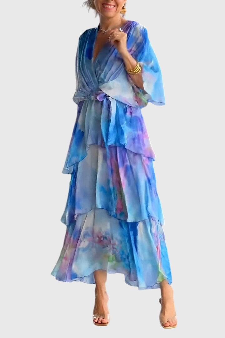 Angelica | Elegant Summer Layered Dress