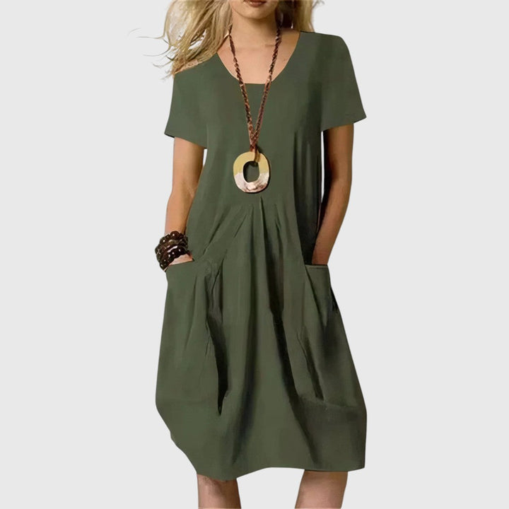 Brigrid - Easy Casual Flow Dress
