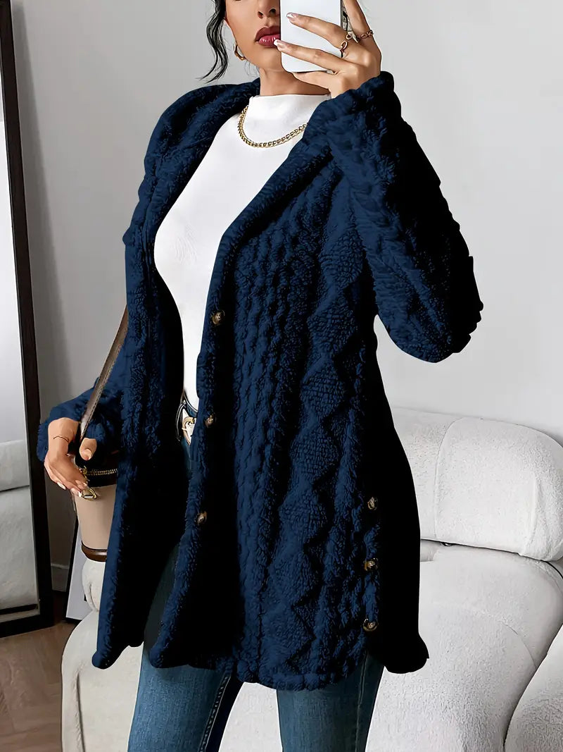 Sophie | Plush Hooded Cardigan
