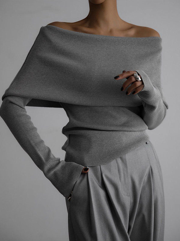 Erica | Off-Shoulder Elegance Sweater