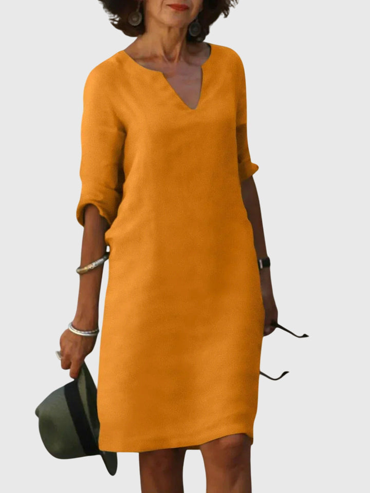 Chelsea - Casual V-Neck Dress