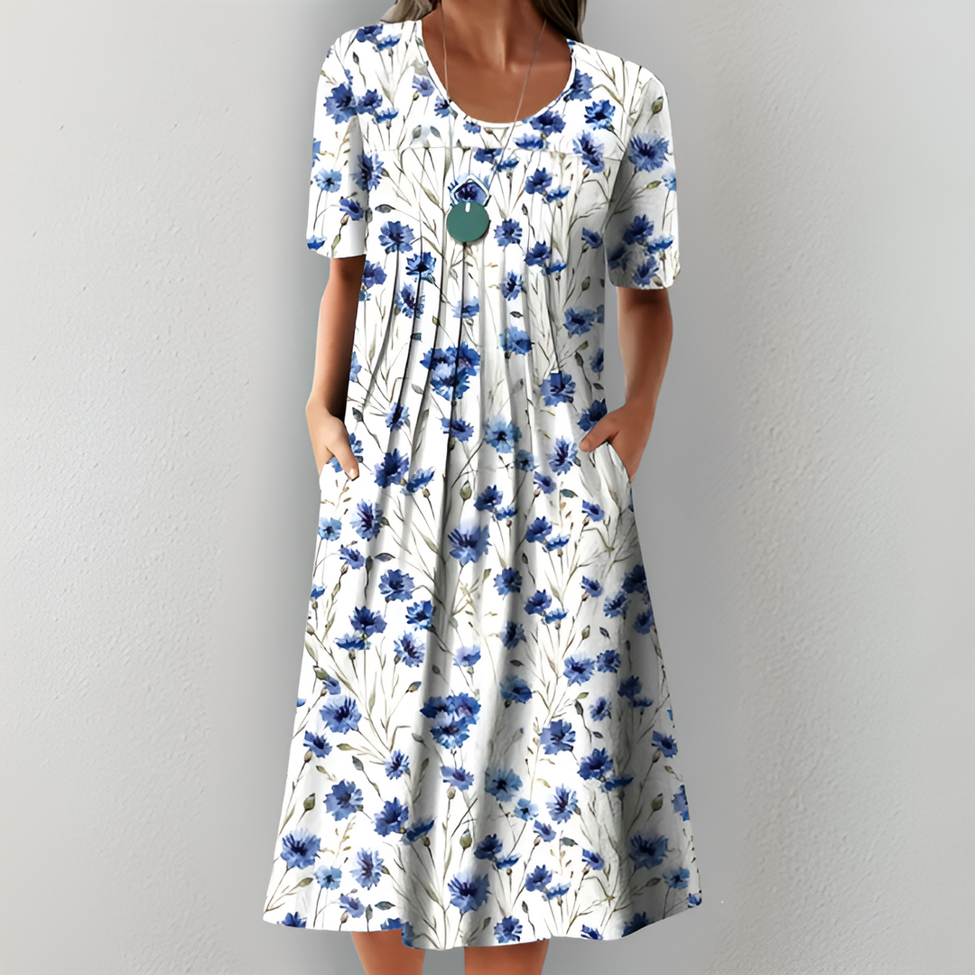 Heather - Classic Floral Dress