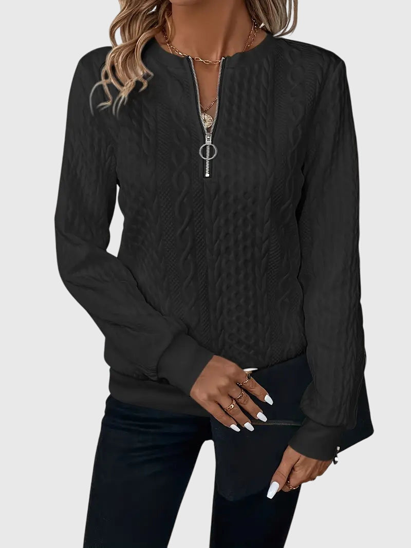 Catherine - Half Zip Sweatshirt