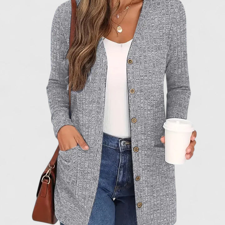 Lindsey - Comfortable V-Neck Cardigan
