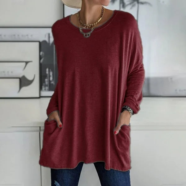 Moira - Relaxed Long Sleeve Top