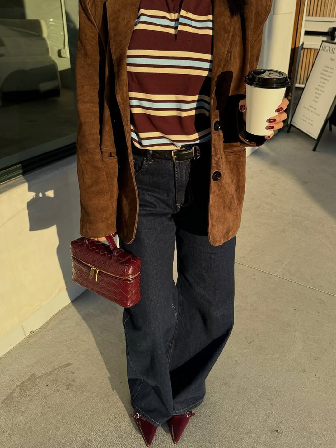 Juliette | Polished Structured Woven Bag