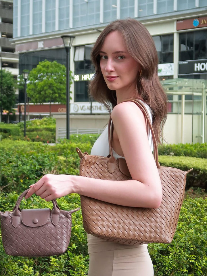 Isabelle | Braided Spacious Everyday Tote