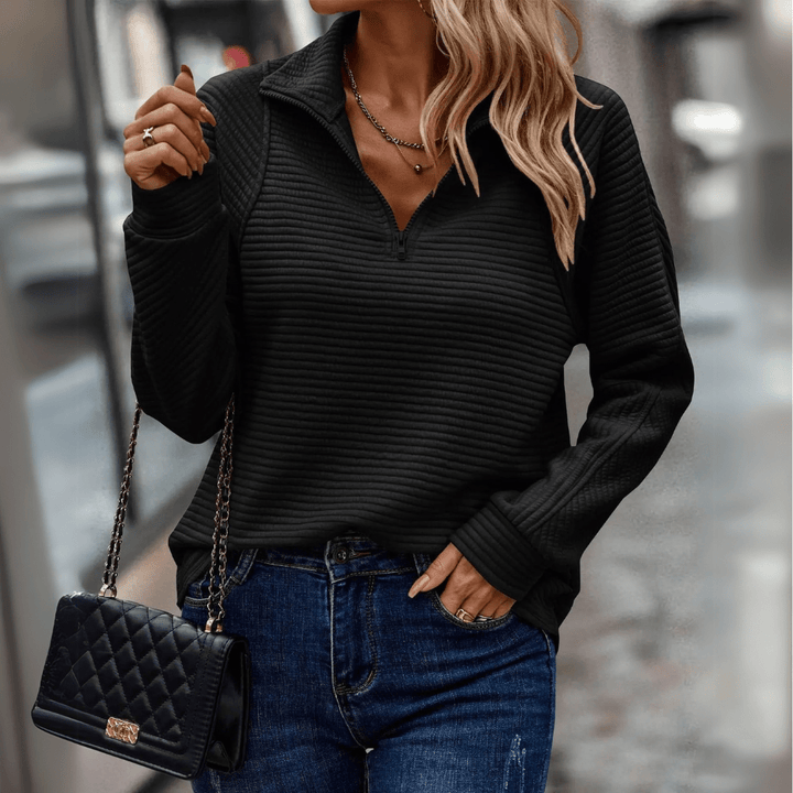 Kathleen | Casual Zip Sweater