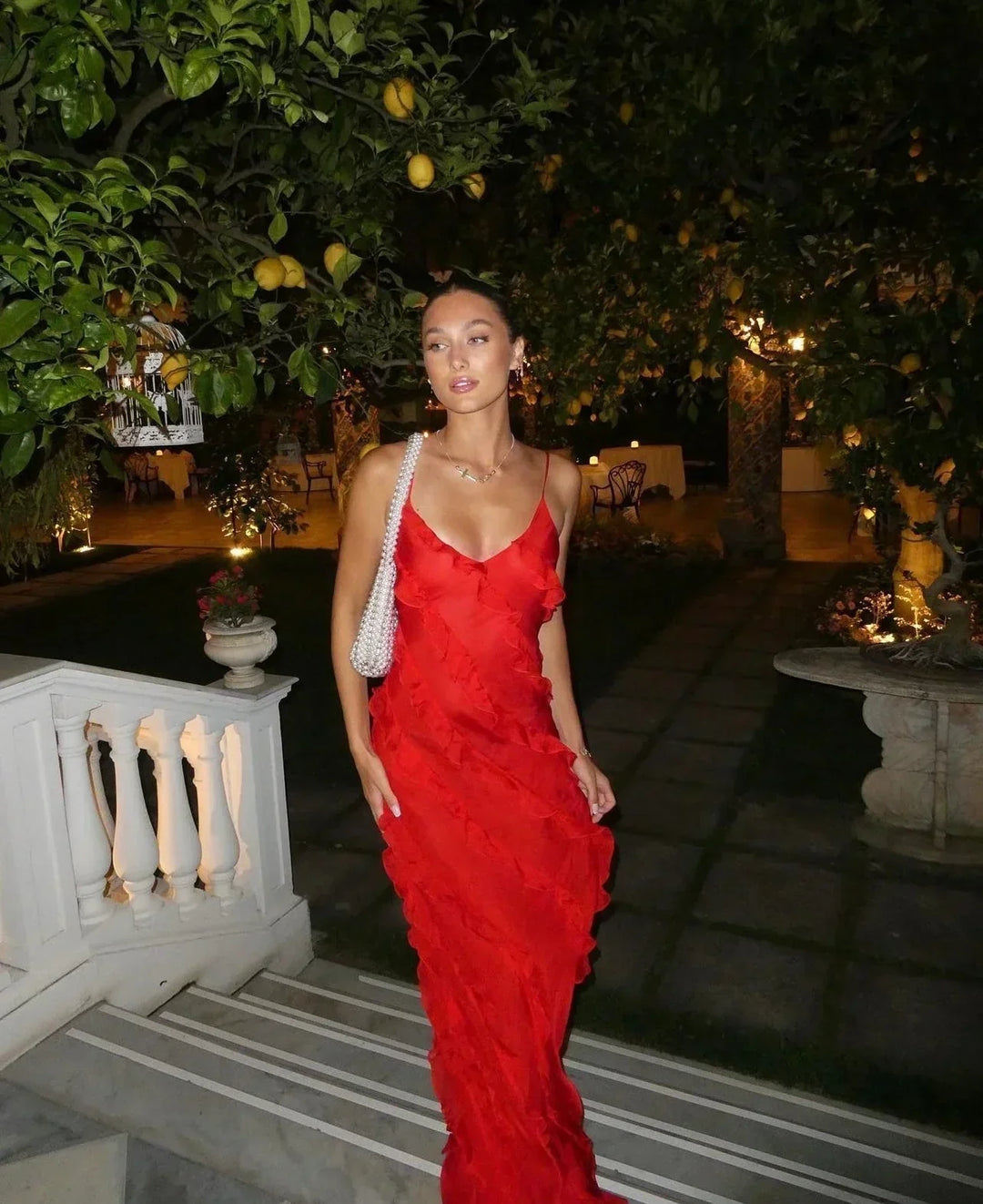 Demetria | Stunning Ruffled Dress