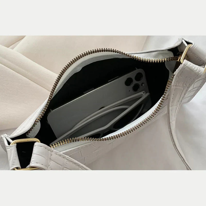 Tilly™ | Shiny Alligator Pattern Shoulder Bag