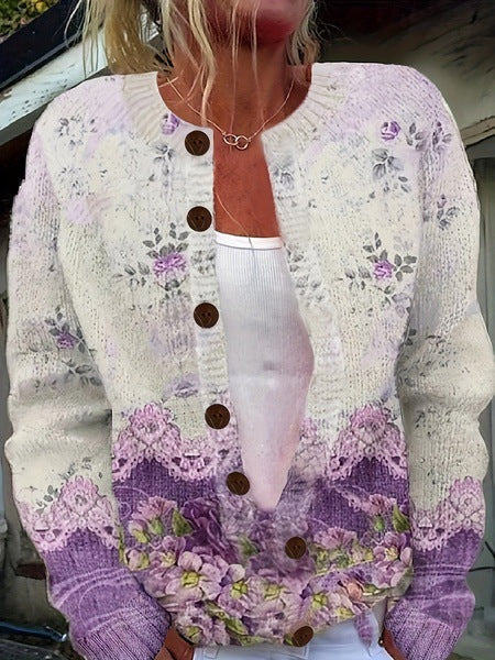 Shirley - Vintage Floral Cardigan