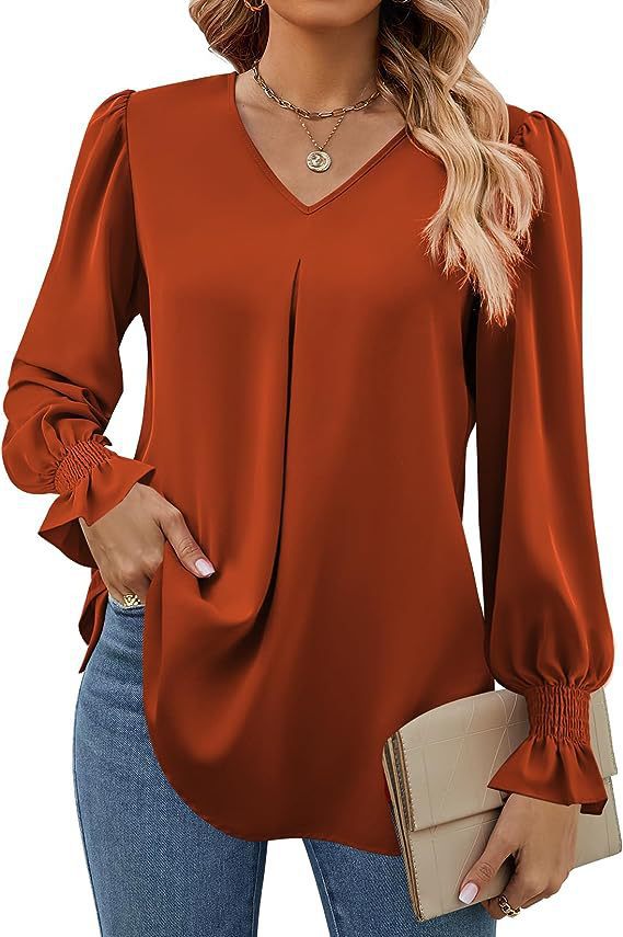 Lousie - Classy V-Neck Top