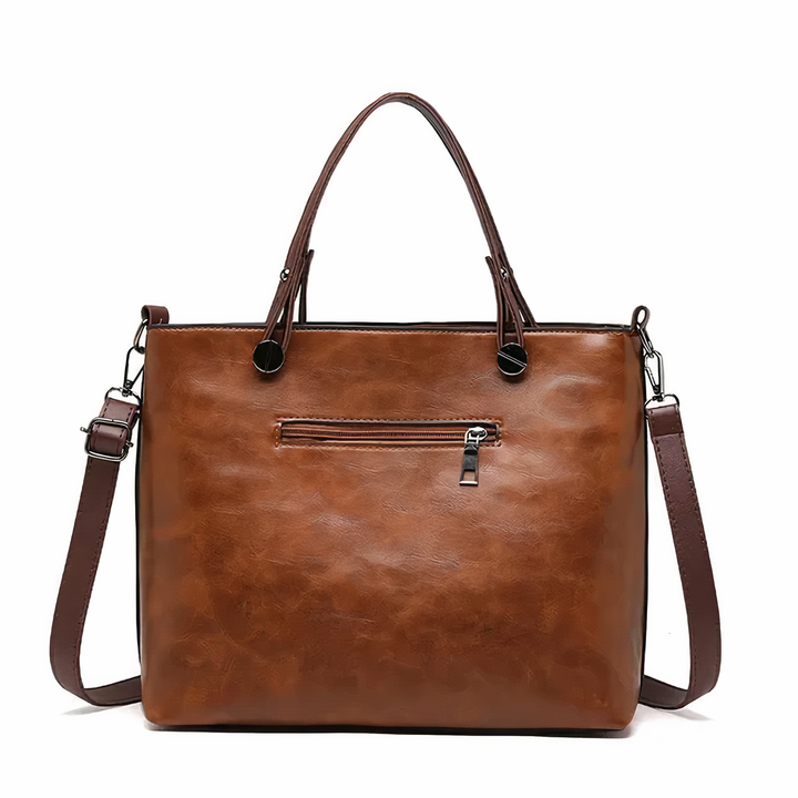 Lina™ - Vintage Leather Shoulder Bag
