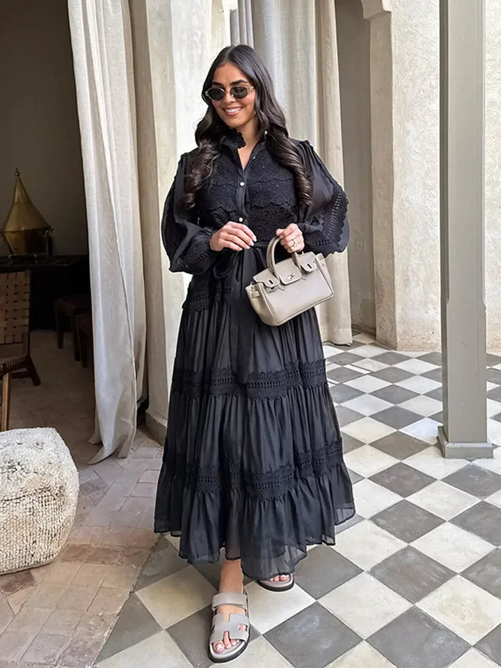 Lexi - Embroidery Maxi Dress