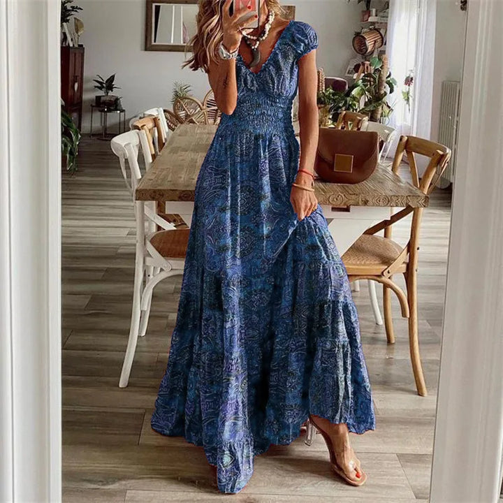 Kirsten - V-Neck Long Dress