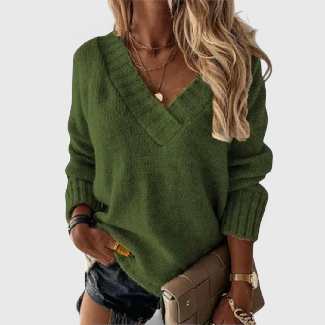 Jane - Cozy V-Neck Sweater