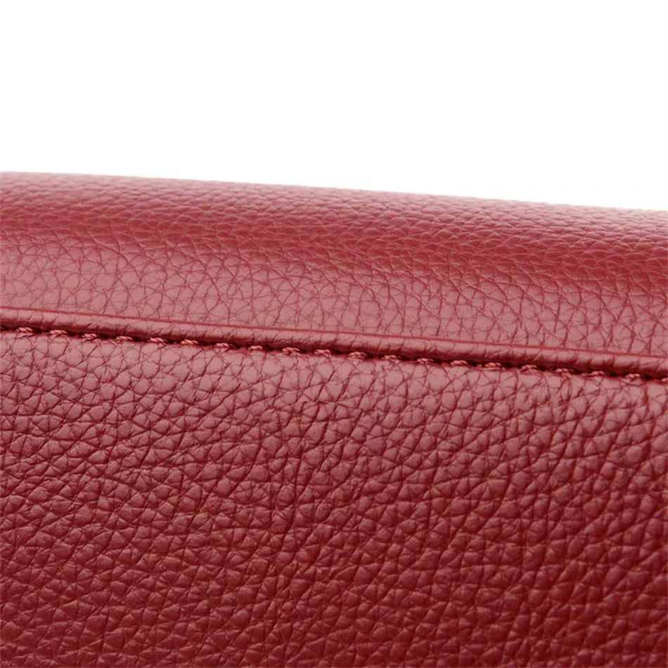 maria™ – Burgundy Handbag with Double Handles