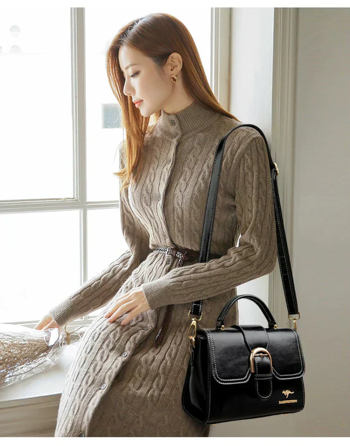 Sandra™ – Luxurious mini bag with a classic clasp