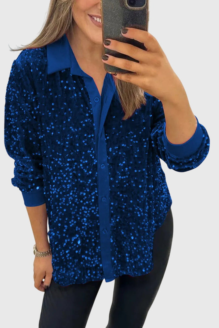 Bryony - Sparkle Sequin Shirt