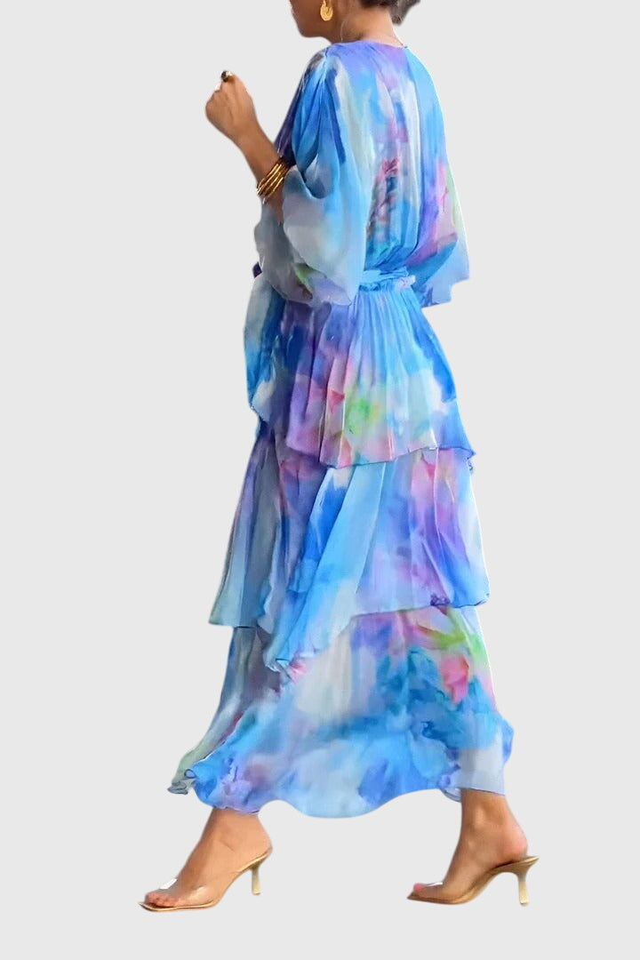 Angelica | Elegant Summer Layered Dress