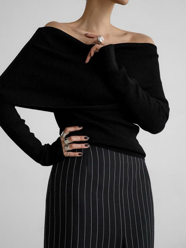 Erica | Off-Shoulder Elegance Sweater