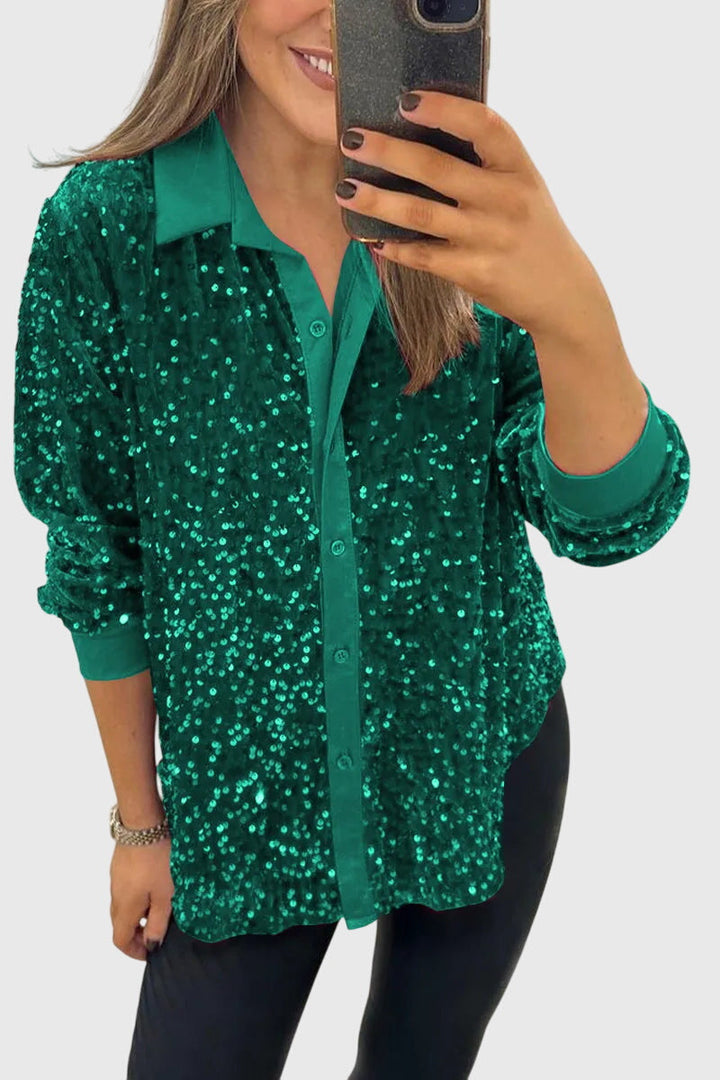 Bryony - Sparkle Sequin Shirt