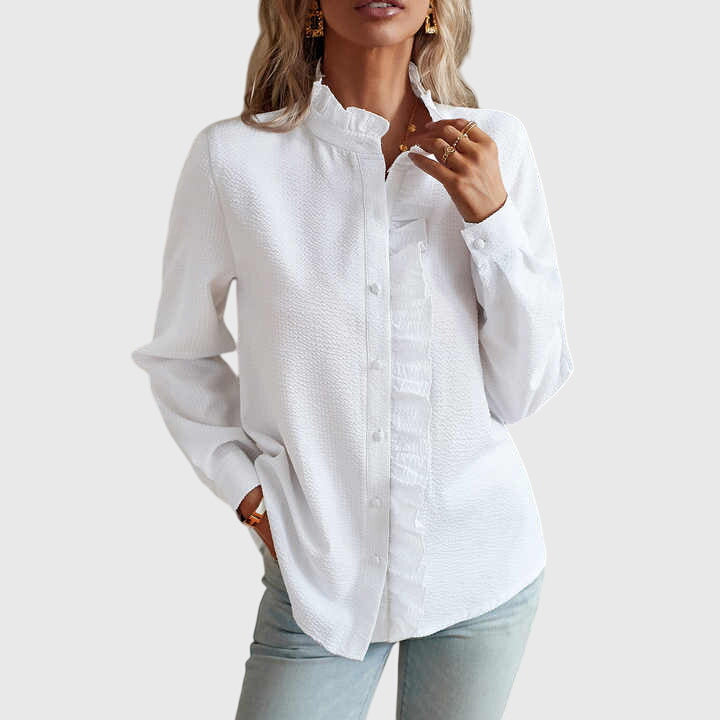 Alice - Ruffle Long Sleeve Shirt