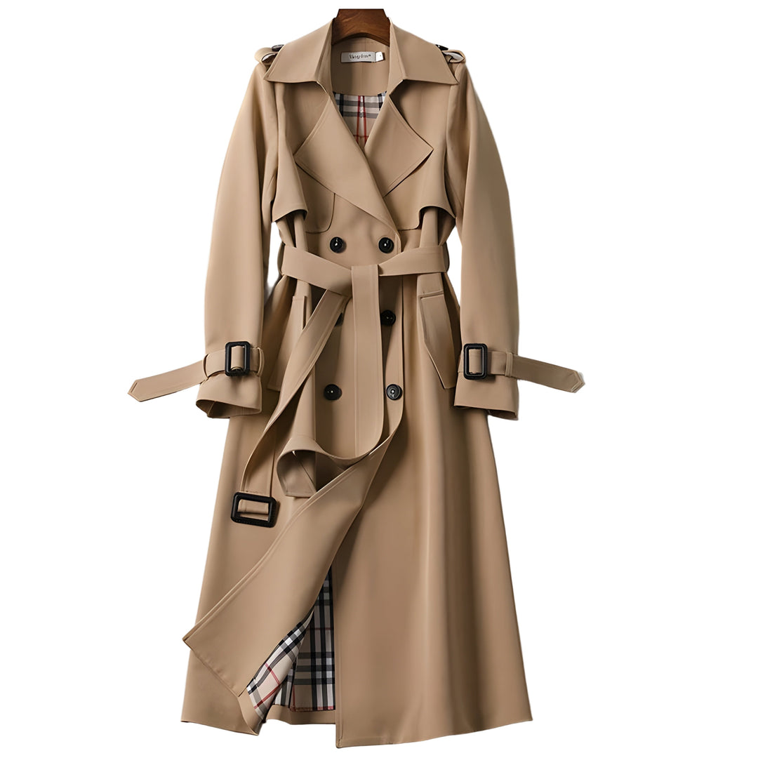 Elodie - Classic Longline Trench Coat