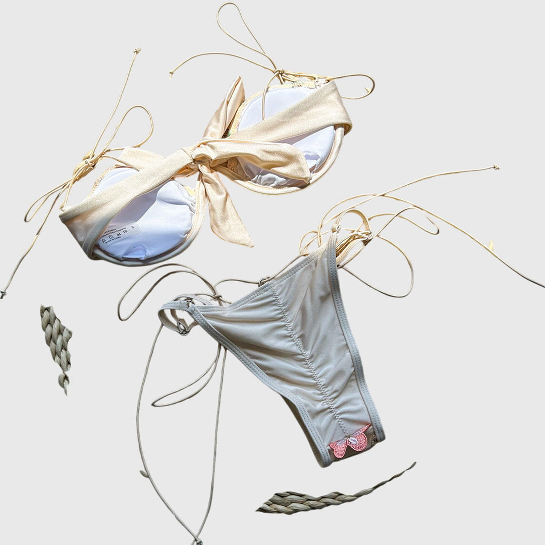 Aster | Delicate Embroidered Bikini