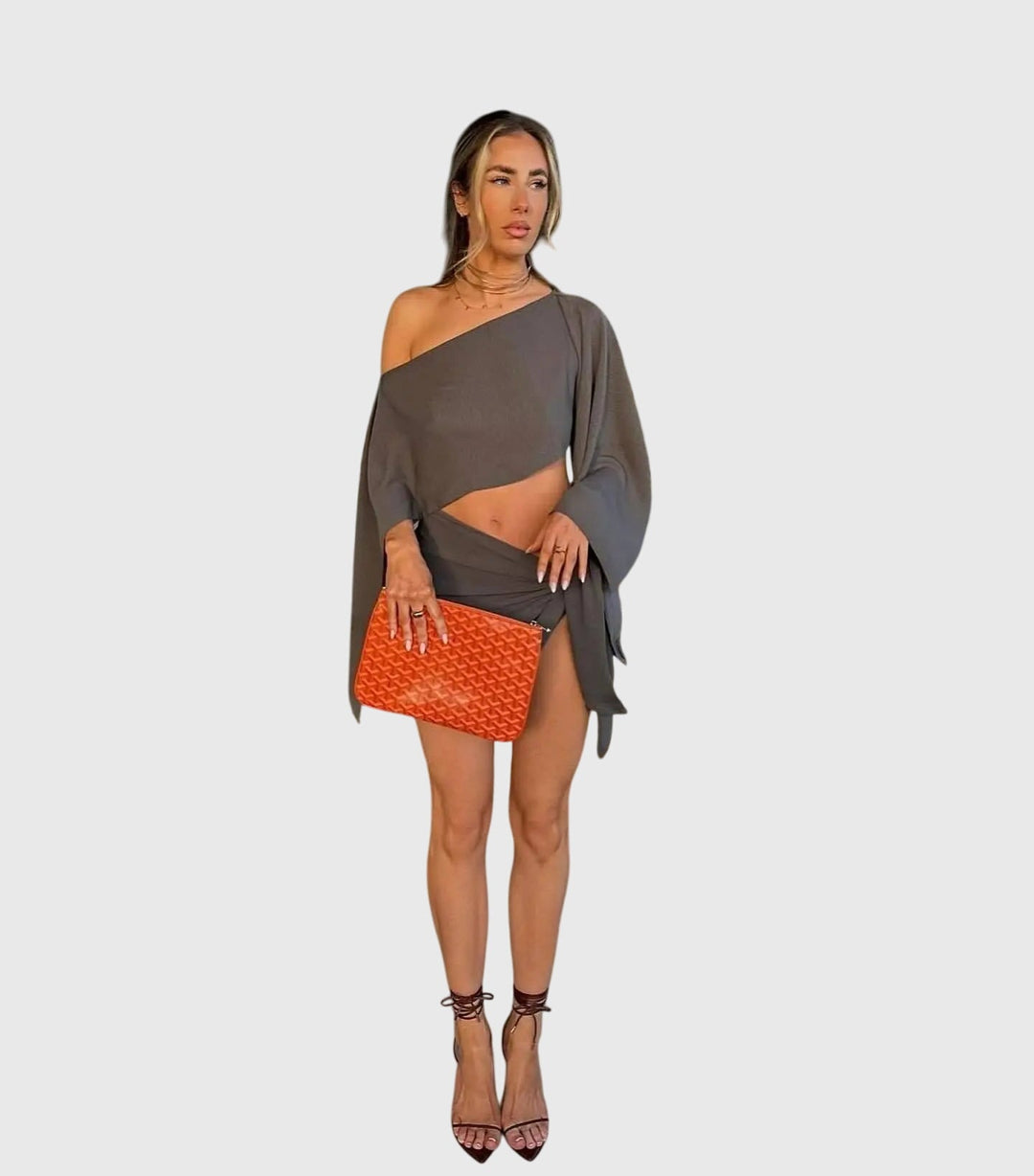 Amoura | Graceful Draped Set