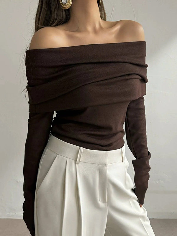 Erica | Off-Shoulder Elegance Sweater