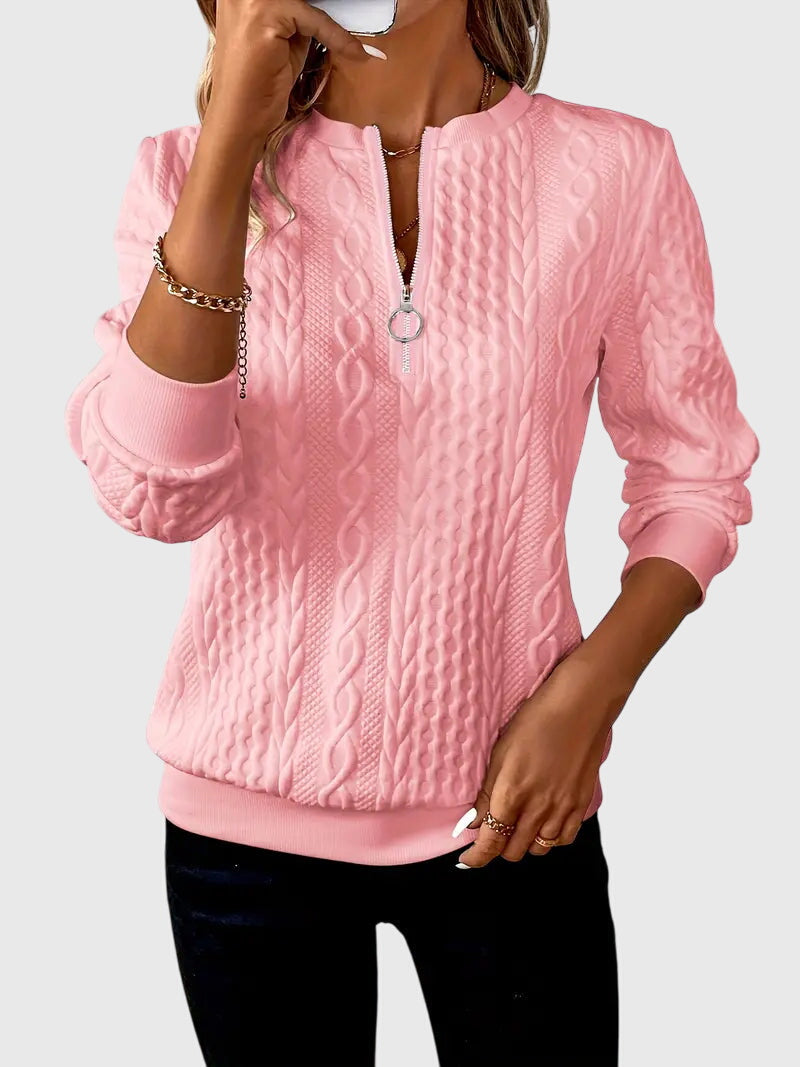 Catherine - Half Zip Sweatshirt