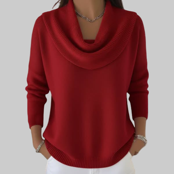 Tessa – Effortless Elegance Cowl Neck Sweater